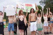 Redhead Toplessness Activist Raises Awareness Of Her Rockin' Tits In Washington Dc ...