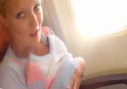 Sexy Flash, Blowjob And Cumshot On The Airplane (Gifs). More In Comments. (X-Post ...