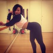 Demi Lovato In Yoga Pants &Amp;Amp;Amp; Crop Top