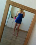 My Little Blue Whore Dress... Do You Like It? [F]