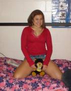 Worcester State University Girl With Her Teddy