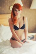 Redhead Waiting In Bed