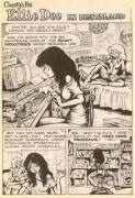 Ellie Dee In Digital Land (Pacman, Space Invaders) The Heyday Of 70'S X Comics