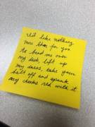 This Week I Had My Little Slut Write Her Naughty Thoughts On Post-It Notes. Since ...