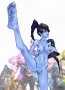 Widowmaker Is Apparently Really Good At Holding That Ballet Pose, Despite Reaper's ...
