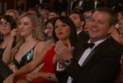 Sitting Near Matt Damon At The Oscars Tonight. Not Sure Who She Is. Looking For Higher ...