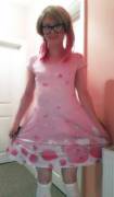 ...Just A Full Shot Of Me In The Pink Kawaii Sk8Er Dress, Grinning Like A Silly Monkey ...