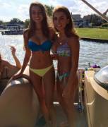 Brunettes On A Boat