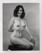 An Anonymous Model Poses For A &Amp;Quot;Figure Study&Amp;Quot; 1950S