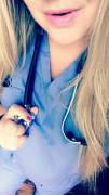 How Can I Be Naked And Fully In Scrubs At The Same Time? The Panties Match The Scrubs. ...