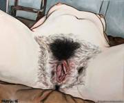 This Is A Painting Of My Pussy By Artist Fabrice Martin! I'm So Proud ! Do You Like ...