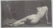 &Amp;Quot;Female Nude From The Back&Amp;Quot; Platinum Print By Thomas Eakins (C. ...