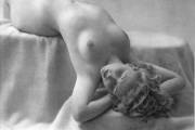 Reclining Blonde Photographed By Jean-Marie Auradon (C. 1940'S)