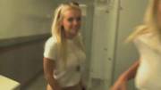 A Quick Bathroom Blowjob From Jesse Jane &Amp;Amp;Amp; Riley Steele