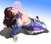 D.va Leaning Back