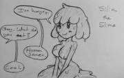 A Few Hours Ago, I Posted A Sketch Of A Slimegirl Named Silia. After Some Awesome ...