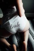 [Selling] Bridal Panties From A Brand New Bride, Super Soft White, Right Off My Ass. ...
