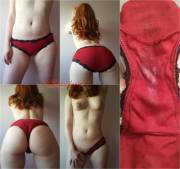 [Selling][10][Gusset Peek] Redhead In Polkadot Panties! Extra Strong Scent, 3 Days ...