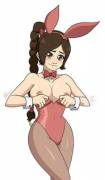 Ty Lee Having A Bit Of Trouble Fitting Into That Bunny-Girl Outfit (Hahahaboobies)