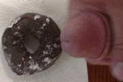 [Proof] Cum On Food, Glazing A Doughnut