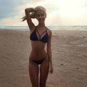 Maria Domark. So Many Curves. On The Beach. At Sunset On The Fall Equinox, Before ...