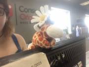 I Brought My New Stuffie Daisy To Work And She's Our Mascot Now (My Boss Is Gonna ...