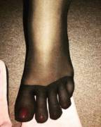 Seperate-Toe Pantyhose; Could Suck Each Nylon Coated Toe (Or All At Once) To My Heart's ...