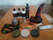 The Bad Dragon Care Package I Received. Duke, Size Medium, Medium Firmness, Marble ...