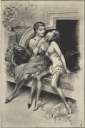 The Kissing Lesson From &Amp;Quot;Les Confidences De Chérubin&Amp;Quot; Illustrated ...