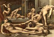 The Festival Of Priapus From &Amp;Quot;De Figuris Veneris&Amp;Quot; Illustrated By ...