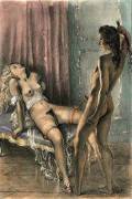 Another Scene From Memoirs Of A Woman Of Pleasure (1748) Paul-Emile Becat (C.1848)