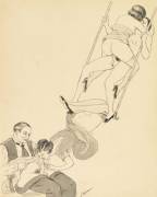 The Trapeze - From &Amp;Quot;La Mariage De Suzon&Amp;Quot; Illustarted By Léon Courbouleix ...