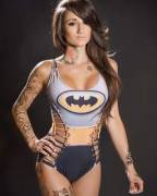 Batman Cut Out Swimsuit