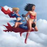It's A Bird! It's A Plane! It's... A Mid-Air Threesome Between Superman, Supergirl, ...