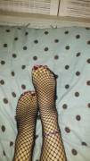 Me In Fishnets. As I Promised♥