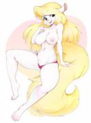 Minerva Mink Giving Her Best &Amp;Quot;Come Hither&Amp;Quot; Gaze (Slugbox) [Animaniacs]