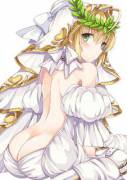 Saber Showing The Ass Of A Bride