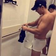 Captured On Camera In The Changing Room