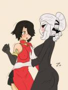 Cinder Was Feeling Down On Herself After Her Failure. Salem Decided To Cheer Up Her ...