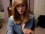 Cute &Amp;Amp;Amp; Demure-Looking Chick Flashing Her Tits [Gif]