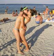 Kissing At The Beach