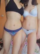 Another 2 Pairs Me And Alice Are Selling! :D A Lovely Blue Thong And A Pink Cotton ...