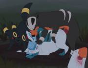 Some Male And Female Pictures Of The Best Pokemon -- Glaceon! (4X [F] Glaceon Solos, ...