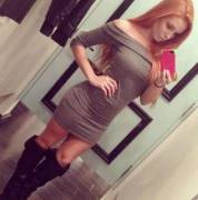 Sexy Redhead Selfie... In Boots! [X-Post /R/Ginger]