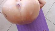 Squirting Oil [F]Rom My Ass To Lube For Daddy