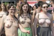 The Men Chuckled To Themselves As The Feminist Parade Marched On. The Women Didn't ...