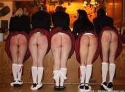 5 Naughty Bottoms Spanked