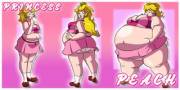 Princess Peach Weight Gain Wallpaper