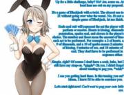 Challenge Week - Sexy Blackjack [Female, Girlfriend, Bunny Outfit, Cards]