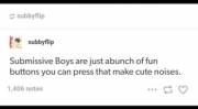 &Amp;Quot;Sub Boys Are Just Abunch Of Buttons You Can Press To Make Cute Noises&Amp;Quot; ...